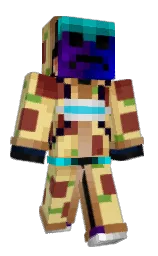 chalky and harvest gold Minecraft skin — Classic model — first worn by AndryMac
