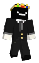 cod gray and black Minecraft skin — Classic model — first worn by STTA123