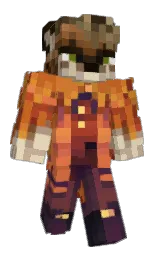piper and tall poppy Minecraft skin — Slim model — first worn by Koary_