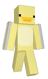 sweet corn and silver Minecraft skin — Classic model — first worn by Rainbowfire337
