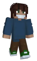 Schlogee's Minecraft skin wearing the Cherry Blossom cape