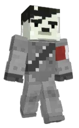 silver chalice and loafer Minecraft skin — Classic model — first worn by Lobotomy_Gaming0