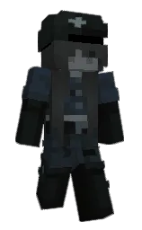 woodsmoke and ebony clay Minecraft skin — Slim model