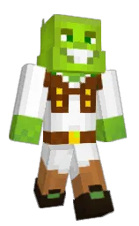 Azerty19's Minecraft skin wearing the Builder cape
