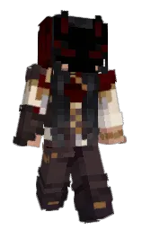 woody brown and diesel Minecraft skin — Slim model — first worn by Catrixu