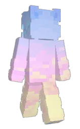fog and periwinkle Minecraft skin — Slim model — first worn by heliianth