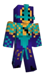 Lambchopz's Minecraft skin wearing the Migrator cape