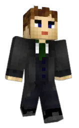 Sancez2z's Minecraft skin wearing the Aurora cape