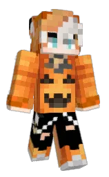 white and black Minecraft skin — Slim model — first worn by RawenCat