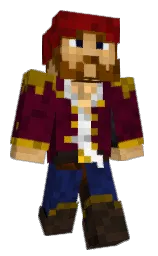 Wargamedon's Minecraft skin wearing the Migrator cape