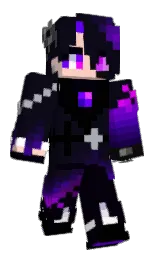 ebony and black russian Minecraft skin — Classic model