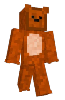 Front of Poepbeer's skin