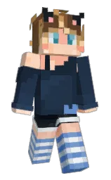cloud burst and big stone Minecraft skin — Slim model — first worn by ClickAndPray
