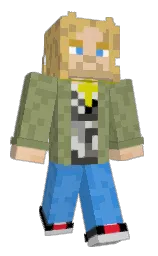 Nirvana1234's Minecraft skin wearing the Migrator cape