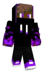 black and antique bronze Minecraft skin — Classic model — first worn by Prototype1409