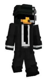 cod gray and heavy metal Minecraft skin — Slim model — first worn by _Dingoo