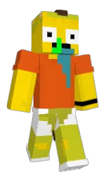 school bus yellow and christine Minecraft skin — Classic model — first worn by CosmicGogo451378