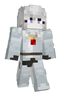 Front of Pleag's skin
