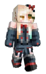 ebony clay and desert sand Minecraft skin — Slim model — first worn by MePewPewPew