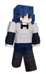 norV1s's Minecraft skin wearing the Menace cape