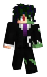 Steefin's Minecraft skin wearing the Menace cape