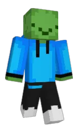 azure radiance and dodger blue Minecraft skin — Classic model — first worn by szymcioatleta