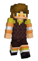 bronze olive and cocoa brown Minecraft skin — Slim model — first worn by Wished1213
