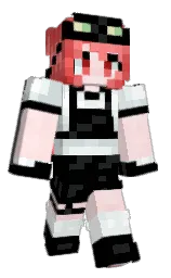 thunder and black Minecraft skin — Slim model