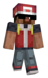 shuttle gray and tuna Minecraft skin — Classic model — first worn by BuddhaGT09
