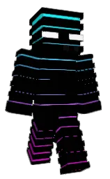 black and malibu Minecraft skin — Classic model — first worn by yaya9603
