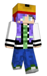 PistacheChan's Minecraft skin wearing the Migrator cape