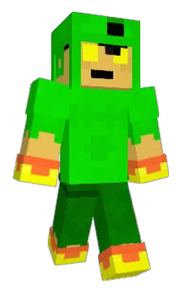 Front of crallis's skin