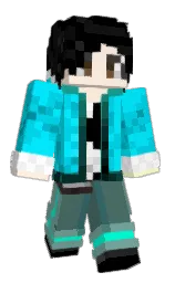 Hzelp's Minecraft skin wearing the 15th Anniversary cape
