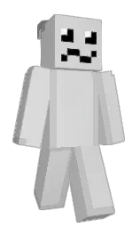 alto and silver Minecraft skin — Classic model — first worn by Curbeson