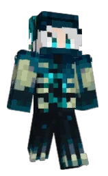 bunker and locust Minecraft skin — Classic model — first worn by Ritasumi