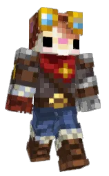 bisuketto666's Minecraft skin wearing the Copper cape