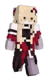 cocoa brown and lavender blush Minecraft skin — Slim model — first worn by Karlyy_