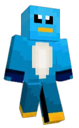 dodger blue and allports Minecraft skin — Slim model
