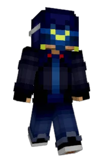 Front of NabiBlue's skin