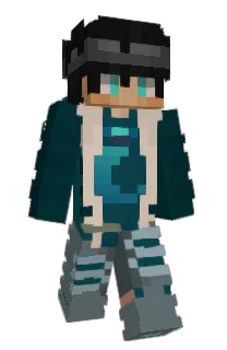 Front of ElectroByte's skin