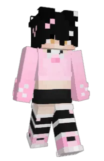 Front of HxneyMal's skin