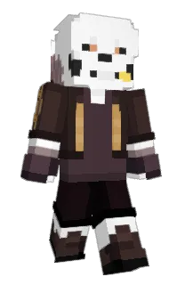 Front of EnbyHyena's skin