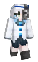 link water and white Minecraft skin — Slim model — first worn by GuyKunG18601