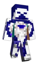 deep koamaru and white Minecraft skin — Classic model