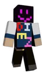 DimzLol's Minecraft skin wearing the Pan cape