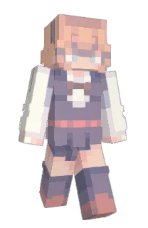 Front of Twyit's skin