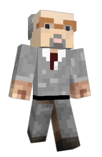 Front of Landomann's skin