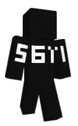 SGYI's Minecraft skin wearing the Aurora cape