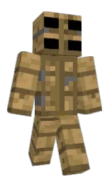 black and limed oak Minecraft skin — Classic model