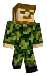 Nuumero's Minecraft skin wearing the Pan cape